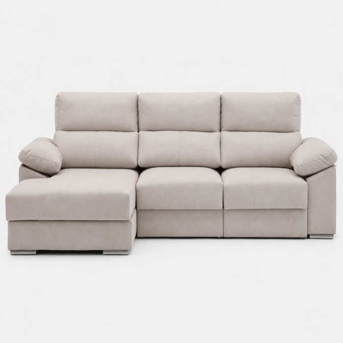 Sofá ChaiseLongue Tokio con Asientos Extraíbles y Arcones